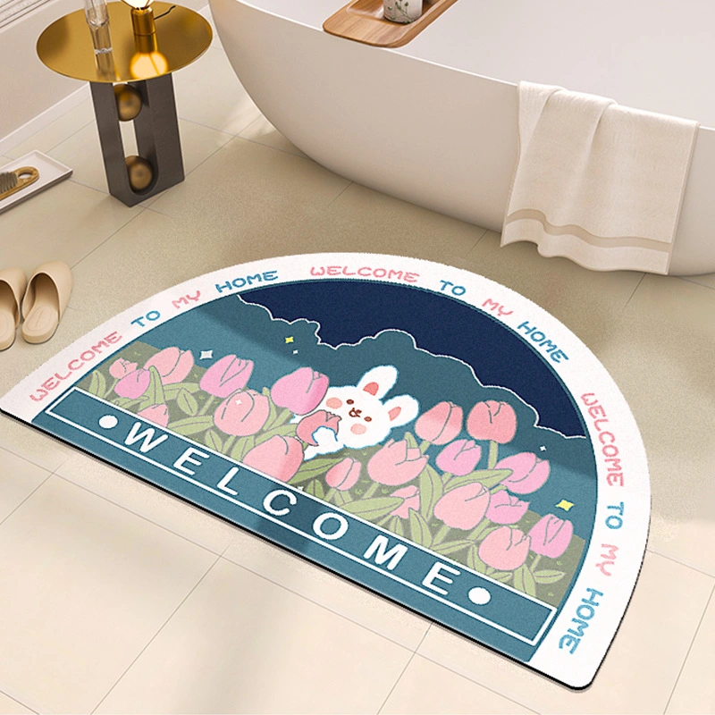 Factory Sale Stone Bath Mat Printed Comfort Bathroom Floor Mat