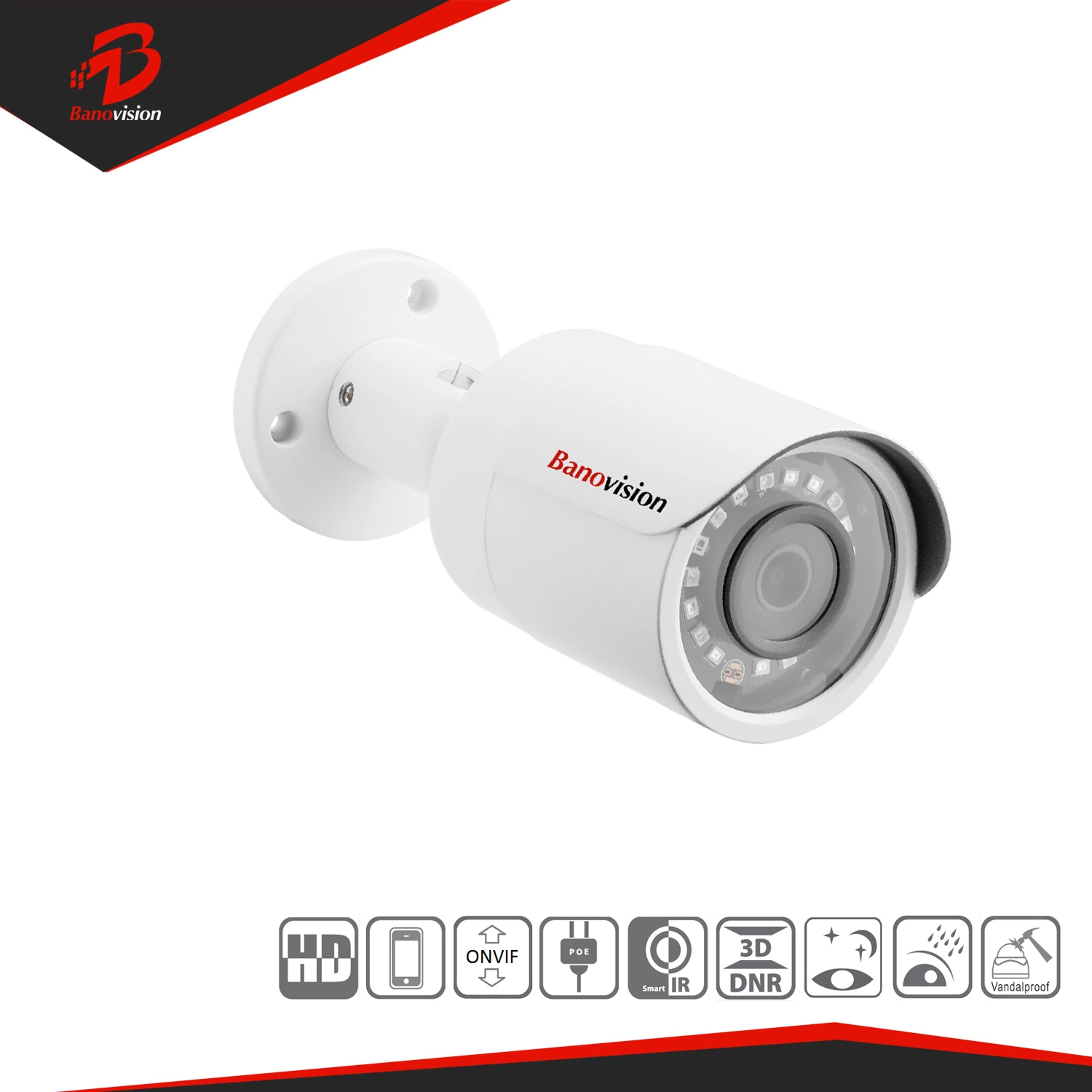 3MP Security Surveillance Network IP Waterproof Outdoor CCTV Bullet Camera