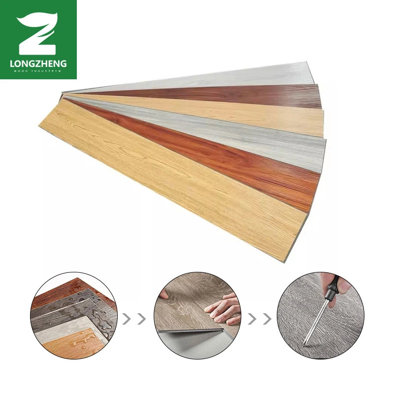 4mm 4.5mm 5mm 5.5mm 6mm Eir, Handscraped, Travertine, Granite, Embossed, Crystal Rigid Core Vinyl Flooring 	0.2mm 0.3mm 0.5mm Wear Layer Spc Flooring