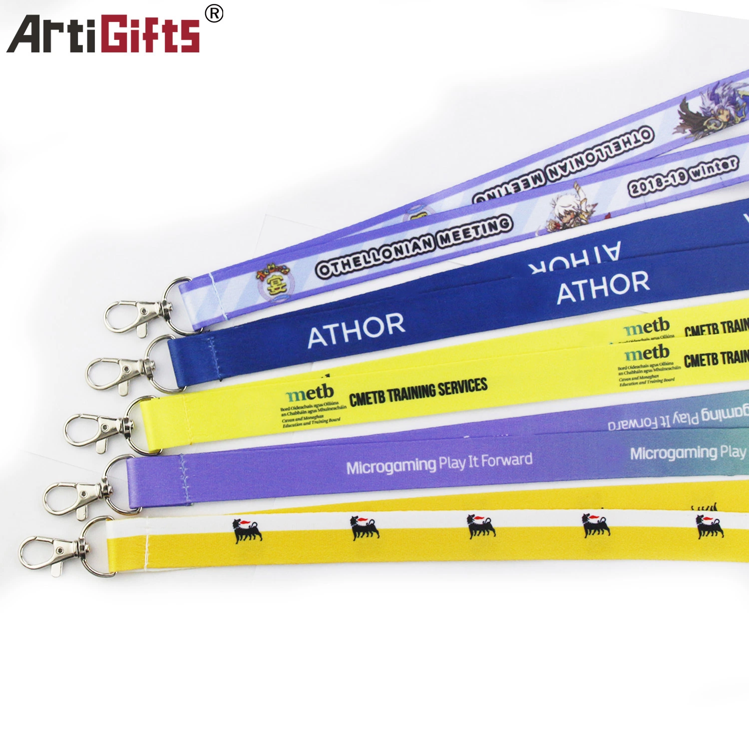 High quality/High cost performance  Cheap Custom Neck Strap Colorful Belt Individual Polyester Lanyard