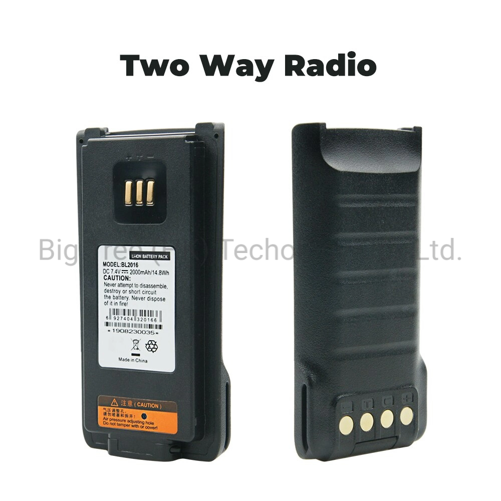 Pd985 Bl2016 2000mAh Li-ion Batteries for Hytera HYT Walkie-Talkies