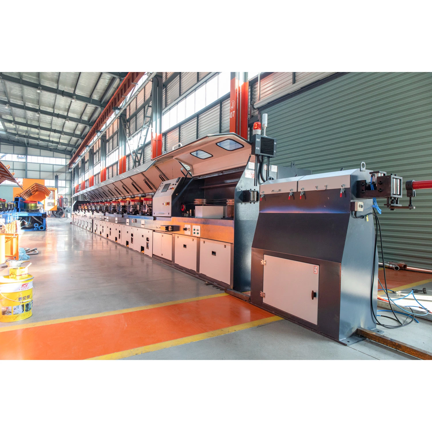 Chinese Zhixuan Low Price Wire Drawing Equipment with CE and ISO Certificate and Servo Motor Invent for Steel Rope Wire