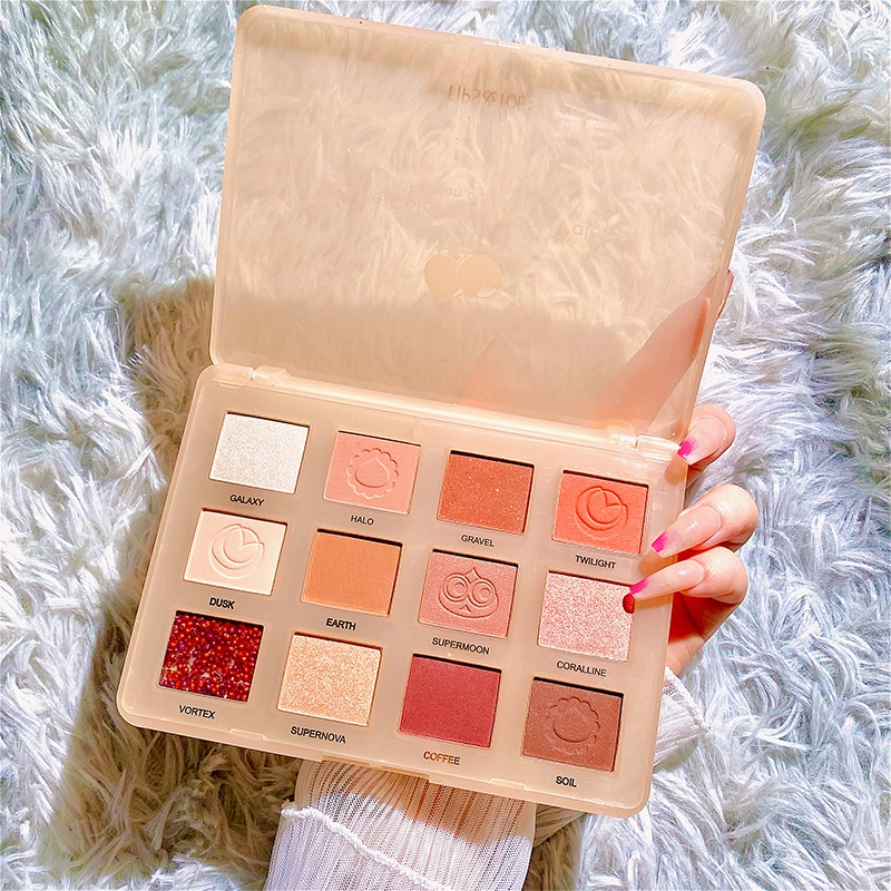 Peach Matte Shimmer Twelve Eyeshadow Palette