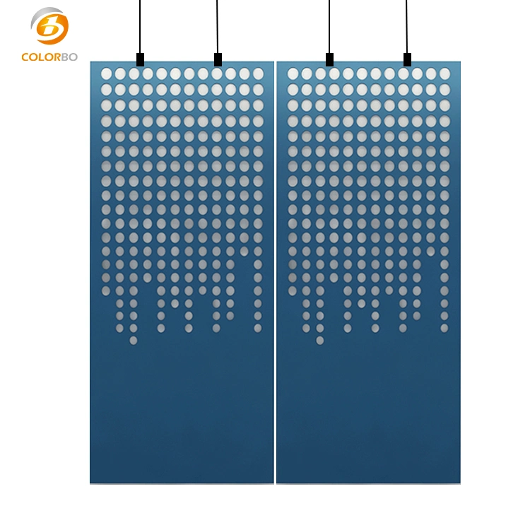 La protección ecológica de absorción acústica Acoustic Panel acolchado colgante pantalla con el precio de fábrica del divisor