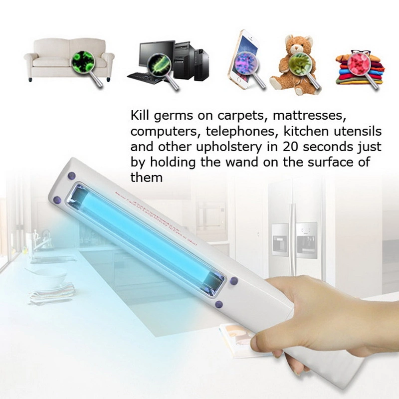 Portable Sanitizing Wand Ultraviolet Germicidal Light UVC Sterilizer Lamp