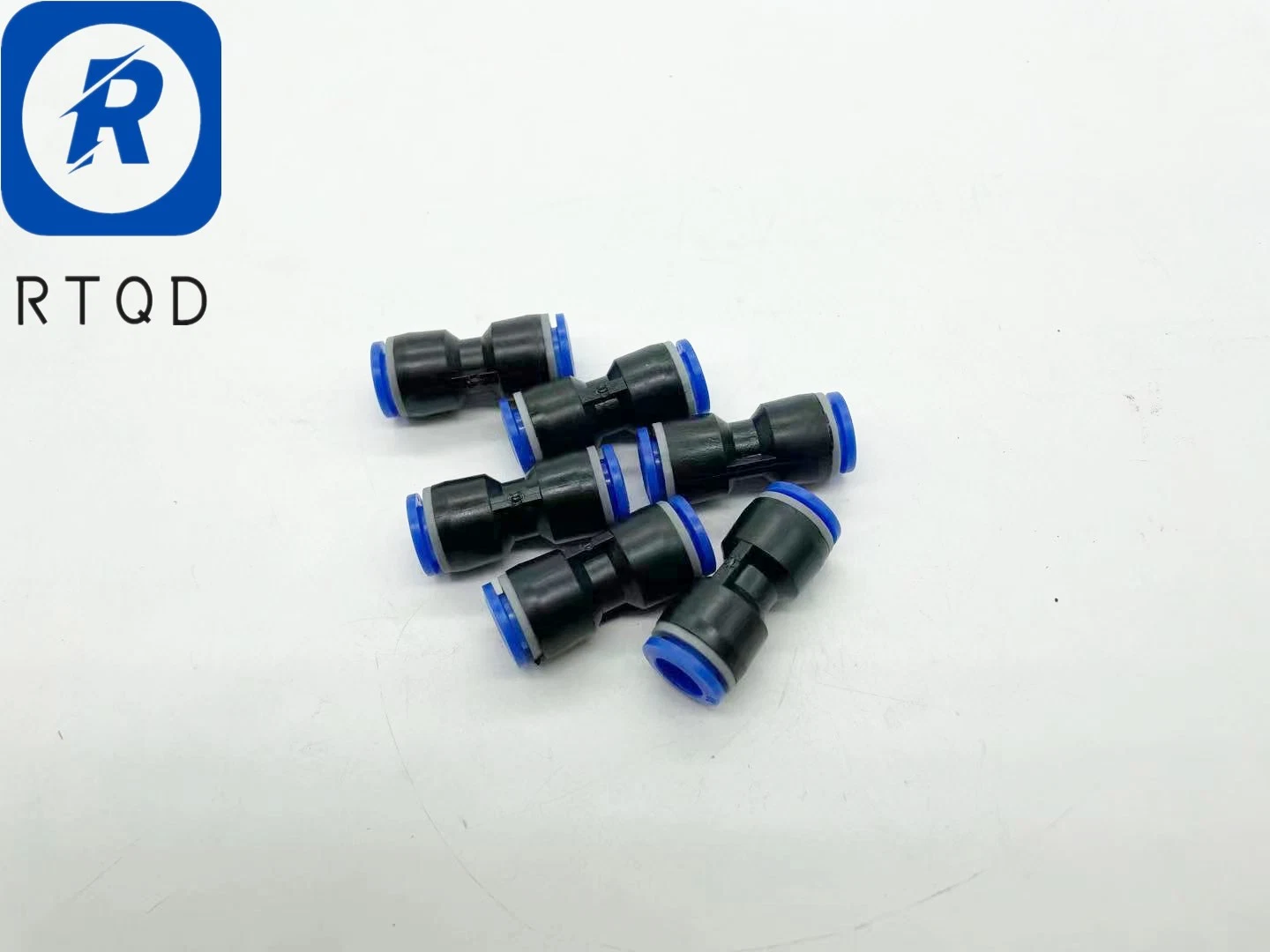 Pneumatic Component Blank Body Blue Plastic Cap Air Hose Connector Pipe Push-in Plastic Pneumatic Tube Fittings PU P Series Fittings