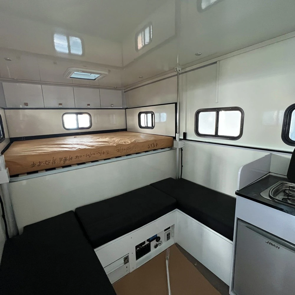 OEM Cheap Price Ecocampor Waterproof Truck Camper Huge Inside Rooms Aluminum Fiberglass