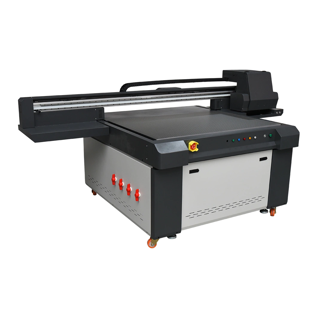 130*90cm Size Digital Flatbed Printer with 2-3 Ricoh G5 G5I Head UV Flatbed Printer for Wood Leather Glass Acrylic Flat Printer