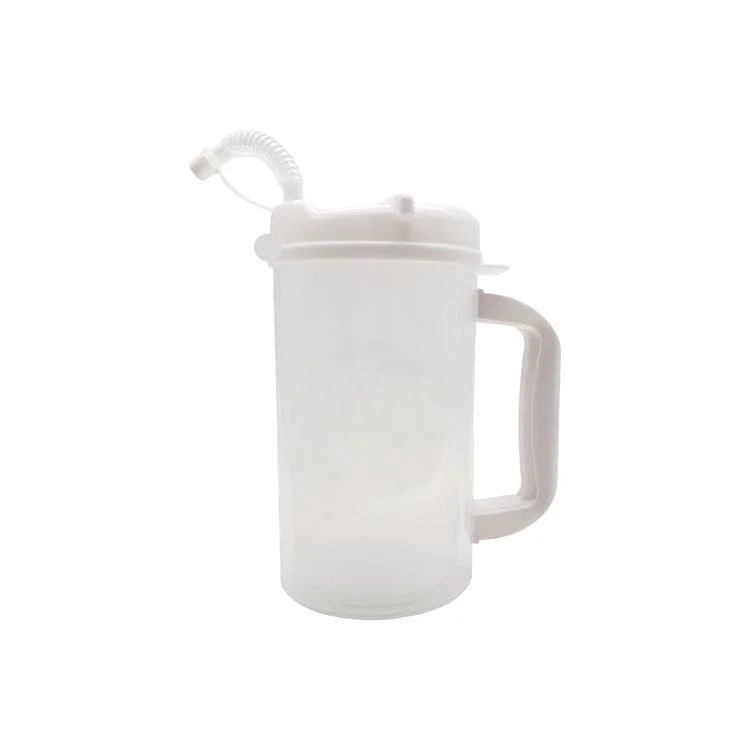 Taza reutilizable de plástico Multi-Color taza aislada transparente taza graduada aislada