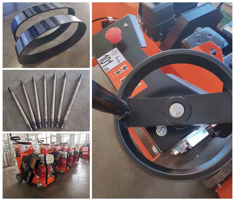 12" bis 20" Benzinmotor hinter Asphalt Betonboden Sägemaschine