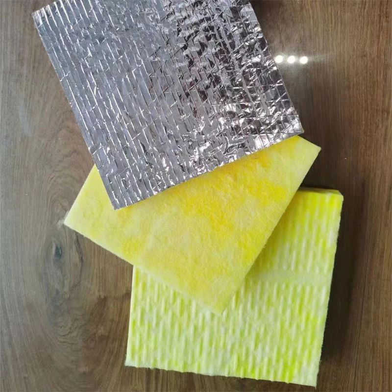 Heat Insulation Glass Wool Board with Aluminum Foil for Building