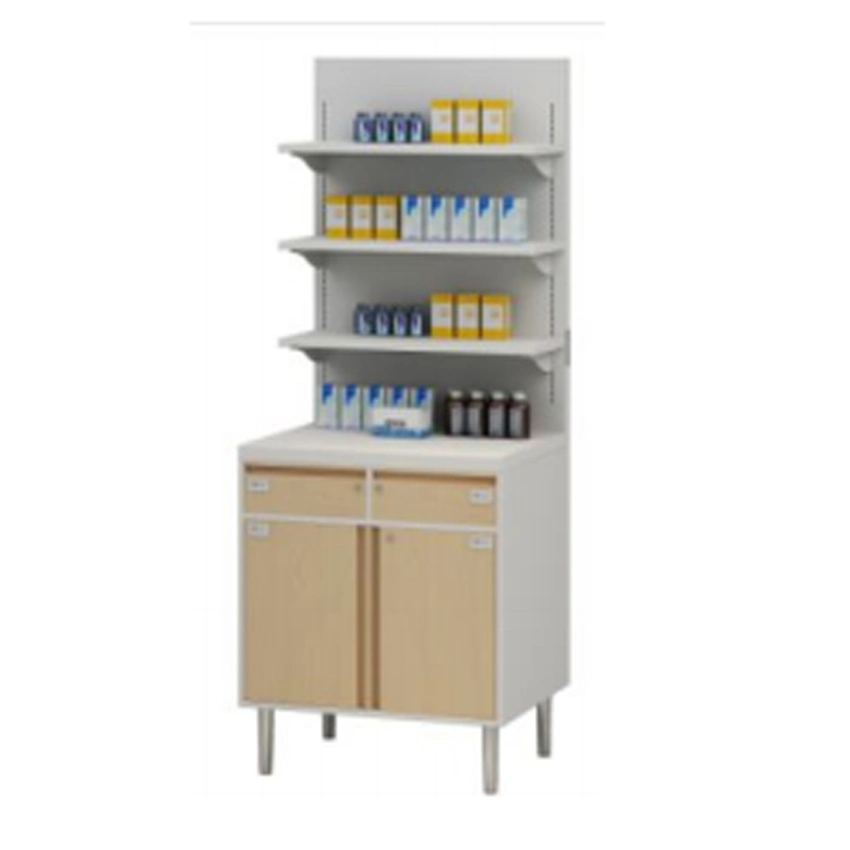 Medical Hospital Custom Dental Lab Laboratory Cabinet Furniture for Clinic with Sink Treatment Room Dispensing Room Antibacterical Dampproof Medicine Cabinet