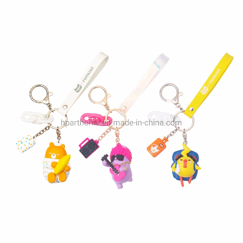 Custom PVC Dolls Plastic Keychain Promotional Gift