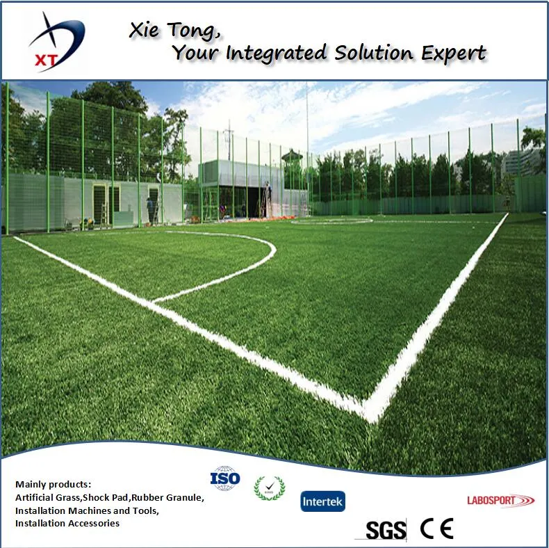 5X5 People Football Field Whole System Artificial Turf with Shock Pad and Infills