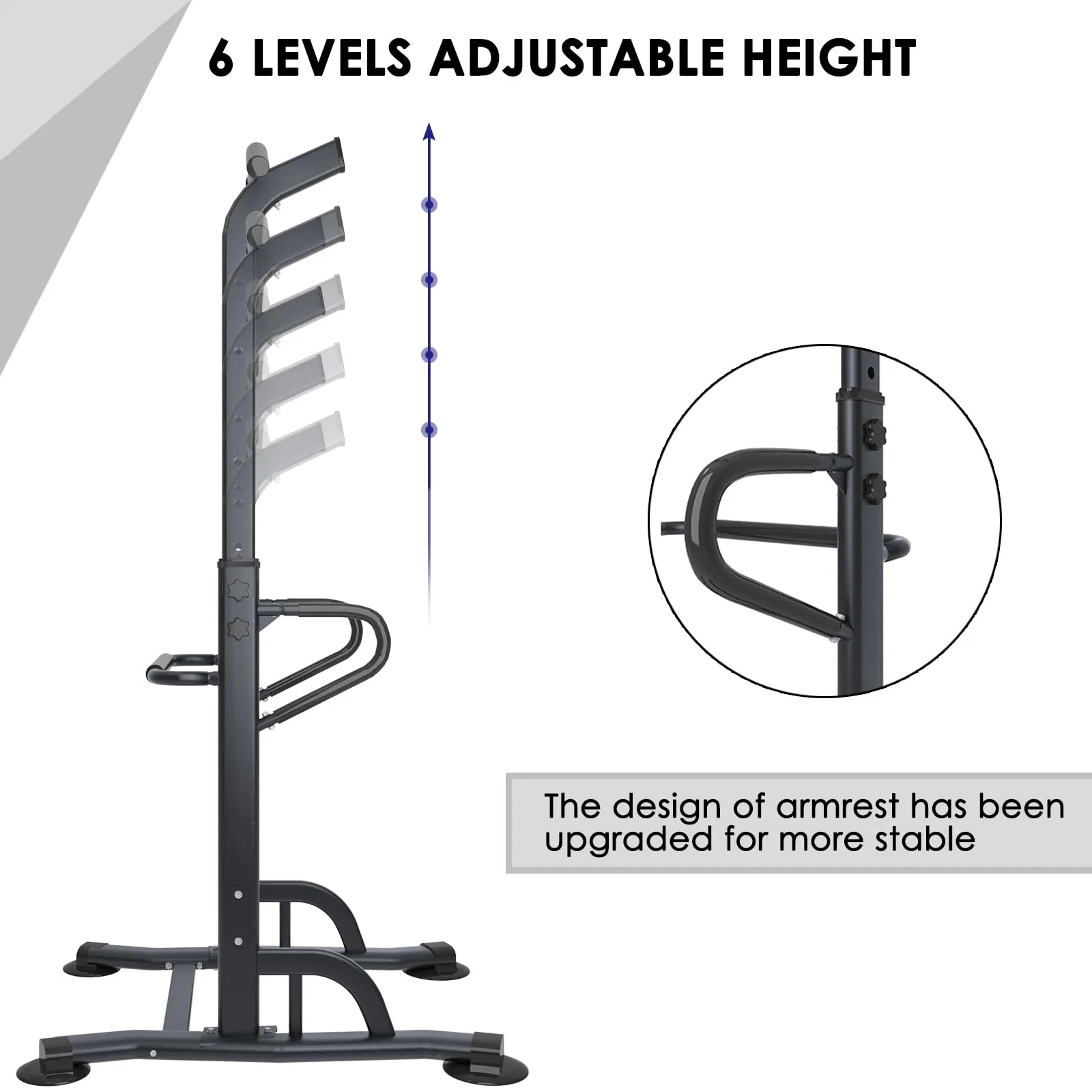 OEM Strength Gym Height Adjustable Training Equipment Pull up Bar Station