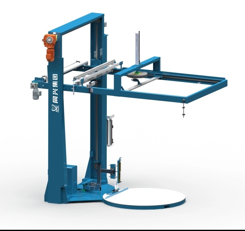 Enrouleur de film étirable entièrement automatique Enrouleur de palettes étirable