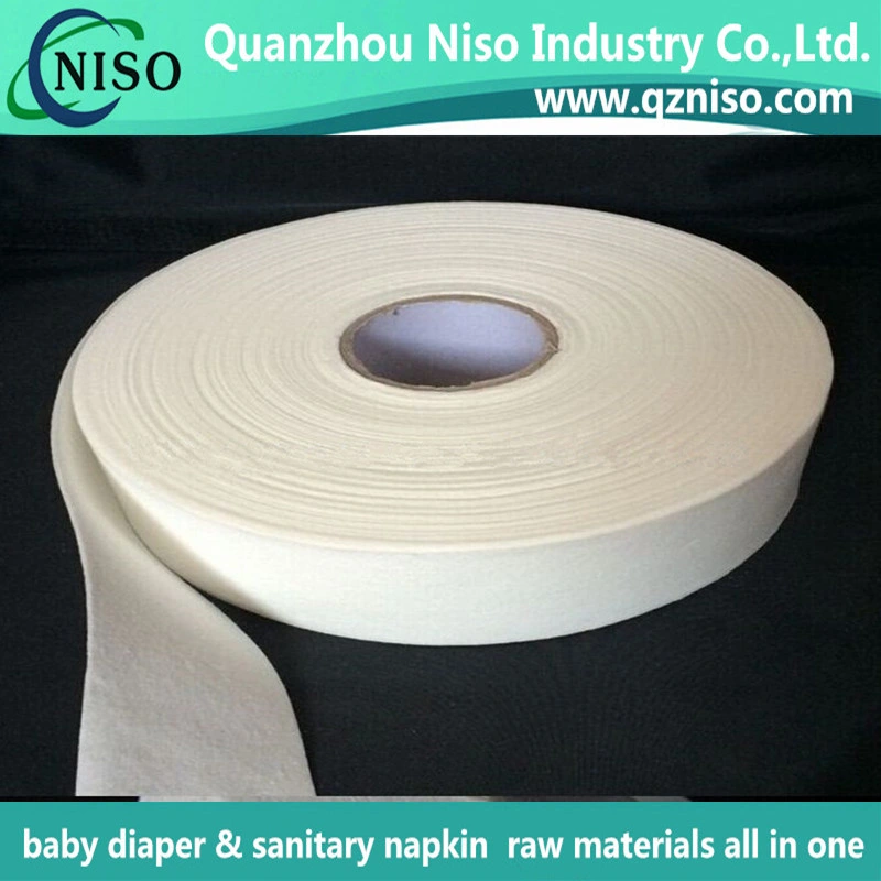 Raw Materials Jumbo Roll Airlaid Paper for Sanitary Napkin (LS-o12)