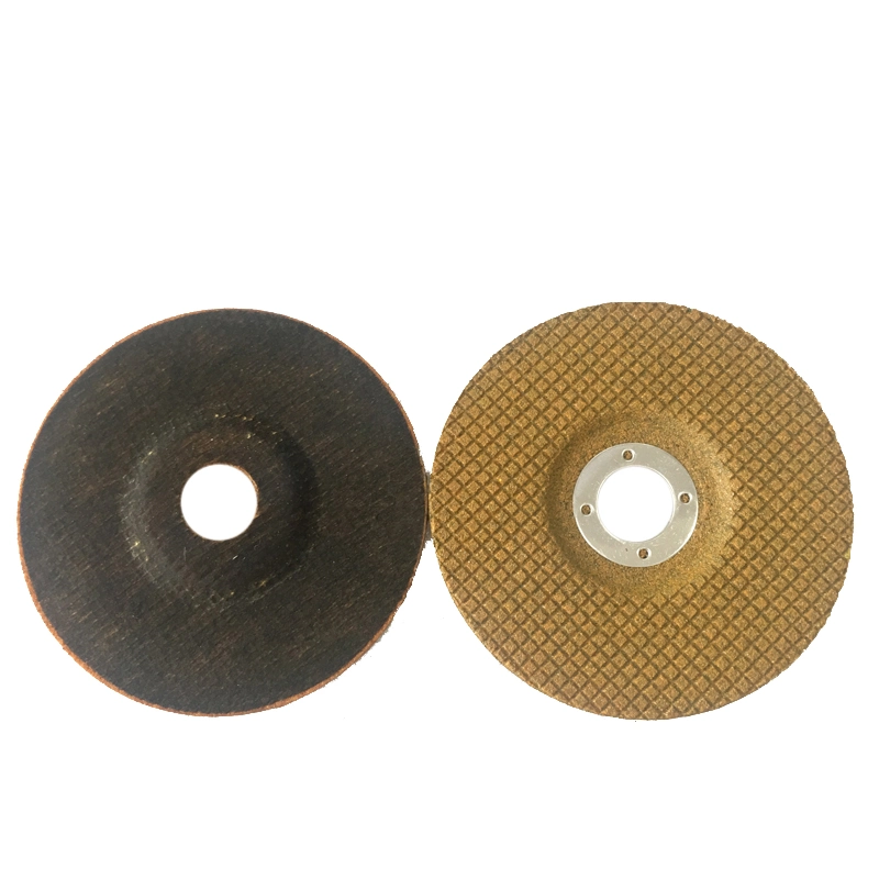 Yihong Yellow 125X3X22 mm Two Nets T27A Grinding Disc Wheel with Premium Blending as Abrasive Tooling for Angle Grinder