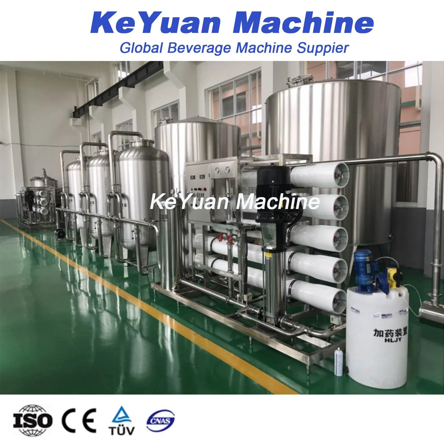 Low TDS Ultra Pure Water Reverse Osmosis Equipment Two Stages RO EDI System Manufacturers Directly for Pharmaceutical Chemical Water