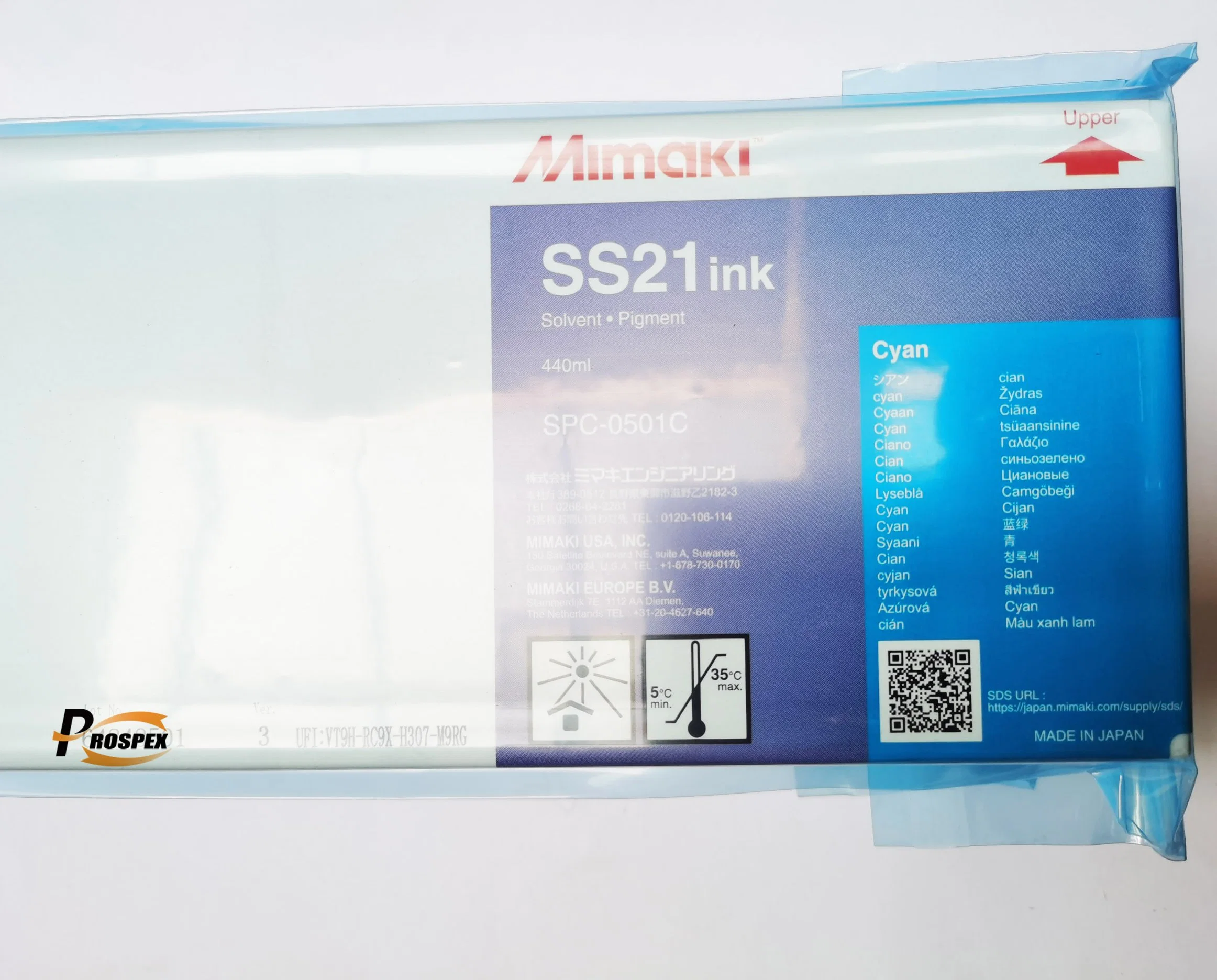 Original Mimamki Ss21 Eco-Solvent Ink Spc-0501 440ml for Jv300, Jv150, Cjv150