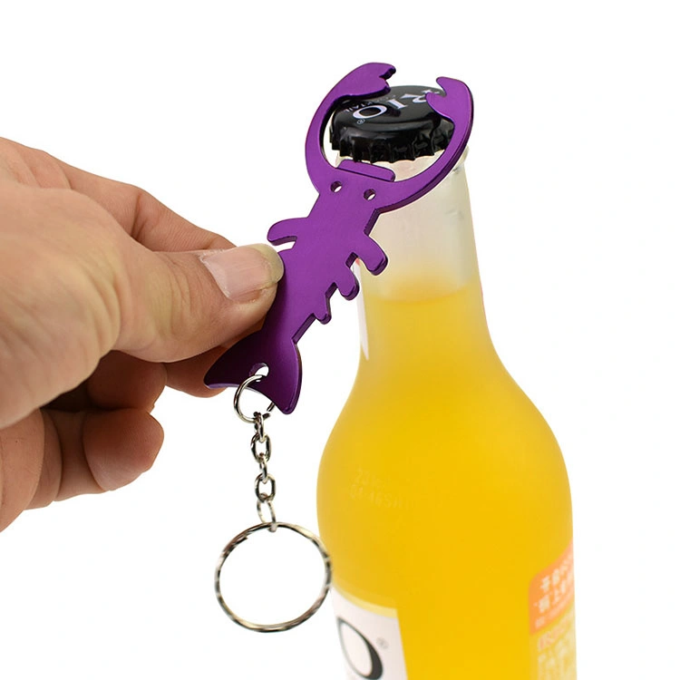 Colorful Beer Bottle Openers Premium Metal Keychain Bottle Opener Beverage Bottle Opener for Men