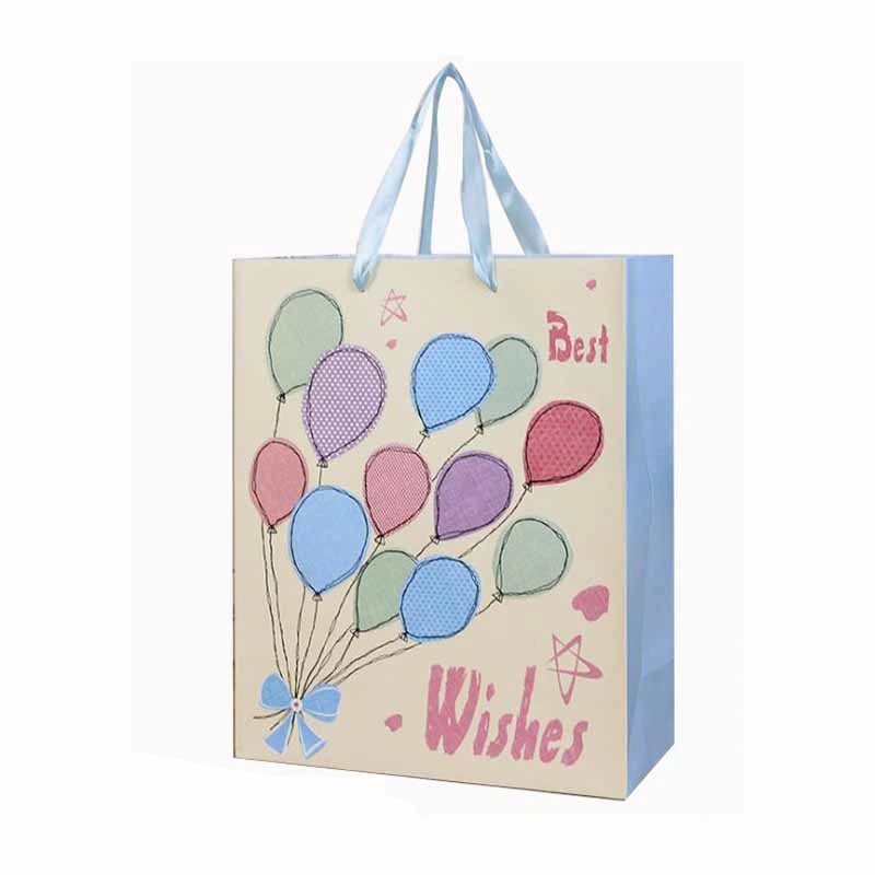 High quality/High cost performance Cute Cartoon Stripe Funny Art Gift Bags Personalized