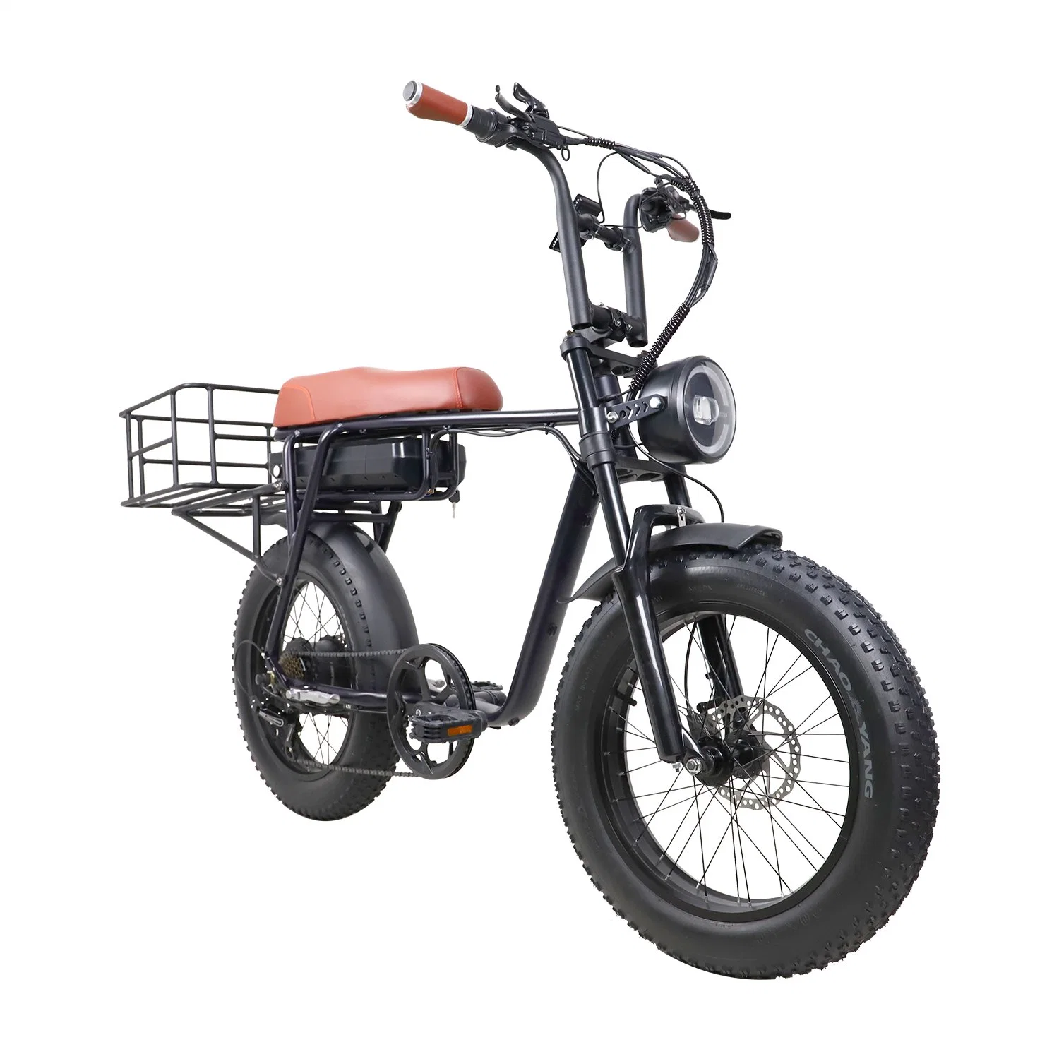 ATV bicicleta eléctrica 750W 1000W Motor 48V 20inch neumático de grasa Long Range E bicicleta fuera de carretera MID Drive Display motocicleta Bicicleta eléctrica de freno hidráulico