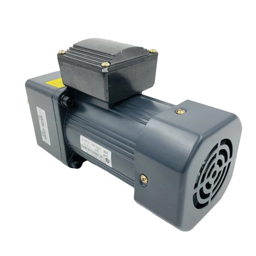 Low Rpm Mini AC Electric Motor with Brake and Gearbox 120W