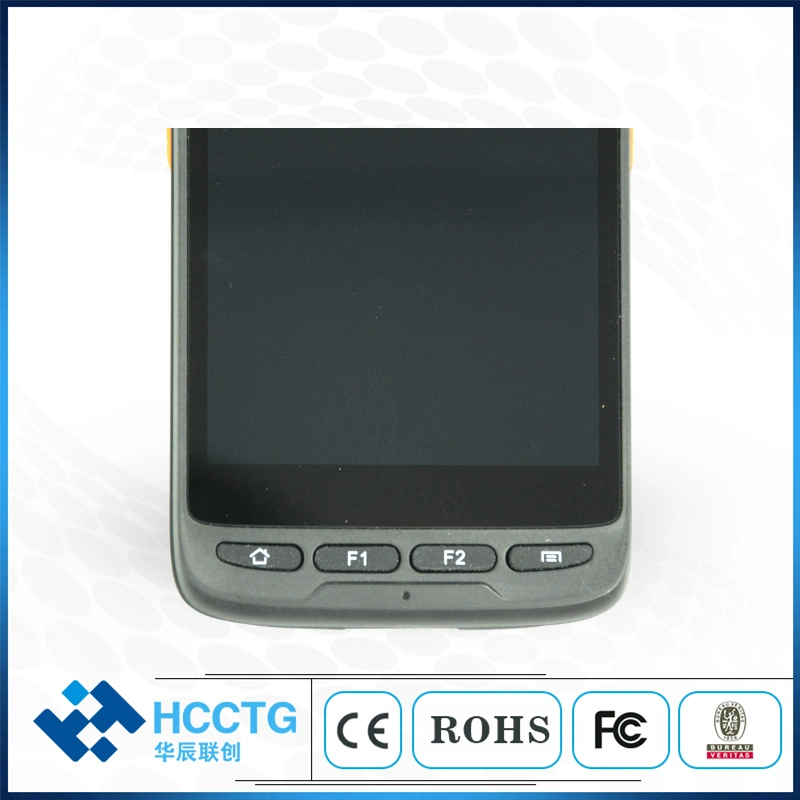 IP65 Android 11 5 pulgadas Industrial resistente PDA asistencia Lector de tarjetas NFC y escáner de códigos de barras 1d 2D (HT50C)