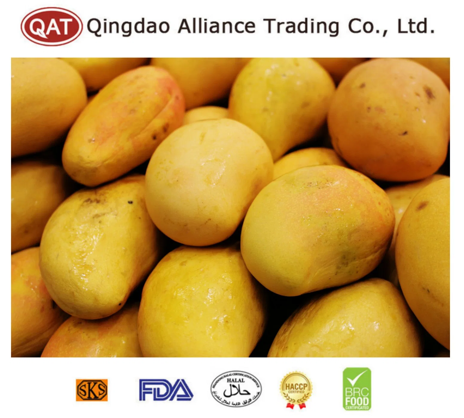 Bulk IQF Fruits Frozen Mango Halve with Wholesale/Supplier Bulk Price for Exporting