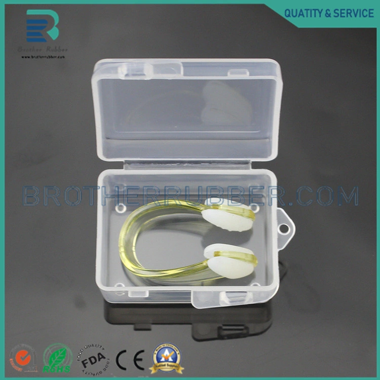 Boxed Silicone Rubber Nose Clip and Ear Plug with Super Soft Touch