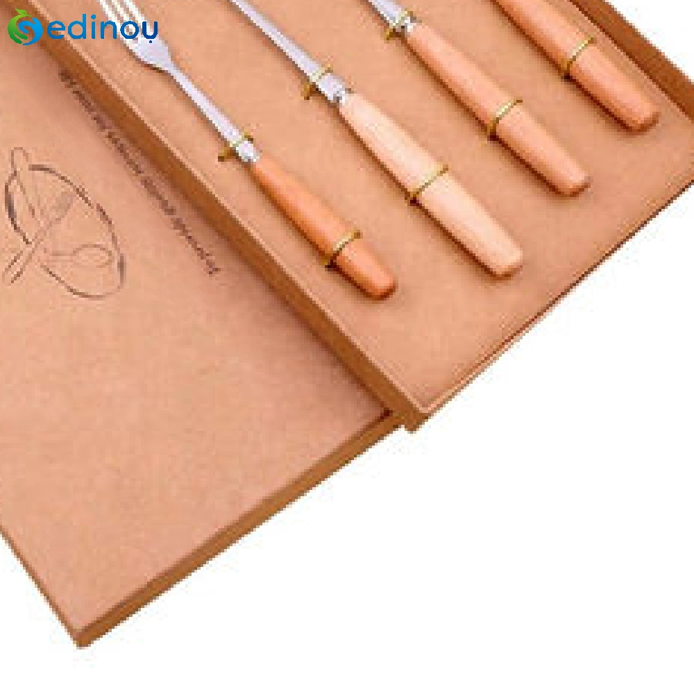 Custom Printing Color Cardboard Fork Knife Spoon Chopsticks Packaging Paper Box