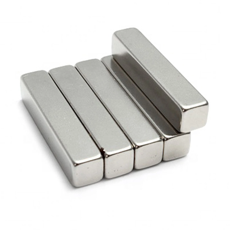 Wholesale/Supplier Price Custom Super Strong Nickle Coated N52 Rare Earth 60X10X5mm Block Neodymium Magnet