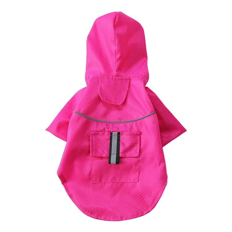 Ropa de mascota Raincoat a medida para perros