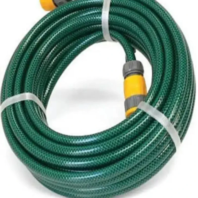 Green Color Garden Hose Car Washing Flexible PVC Tube