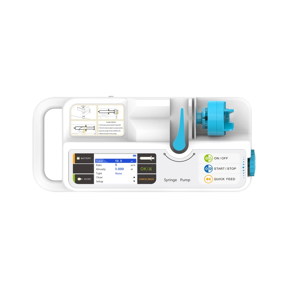 Portable Contec Safe Infusion Driver Pumps Medical Injection Syringe Pump with CE