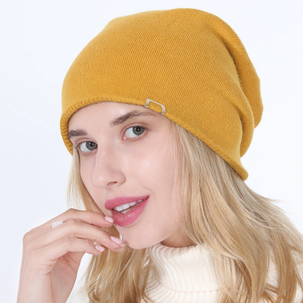 Otoño Invierno Slouchy punto Slouchy Gorro de esquí de gorro