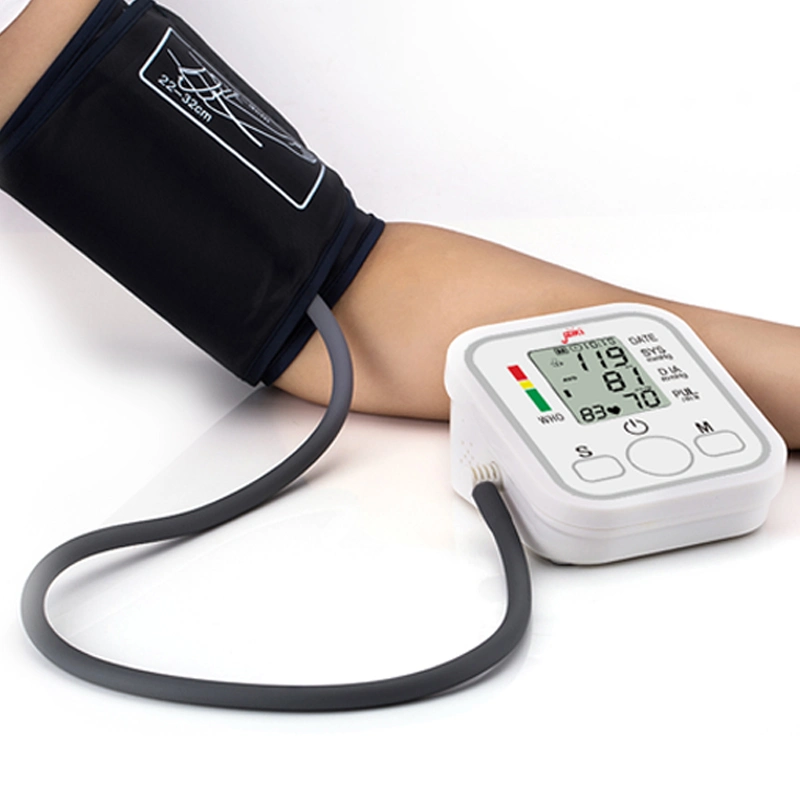 Jziki Talking Automatic Upper Arm Tensiometer Sphygmomanometer Digital Blood Pressure Monitor