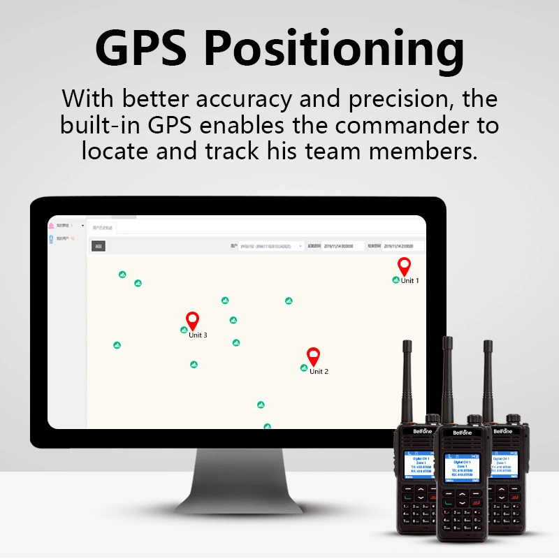 136-174MHz VHF Handheld Two Way Radio with Full Duplex Communication