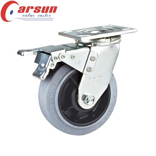 125mm Heavy Duty Rotating Conductive Wheel Caster (with metal total lock)