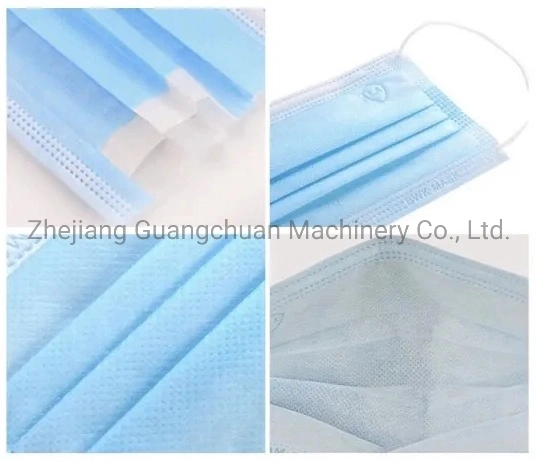 High Output Medical Disposable Non Woven Flat Mask Machine