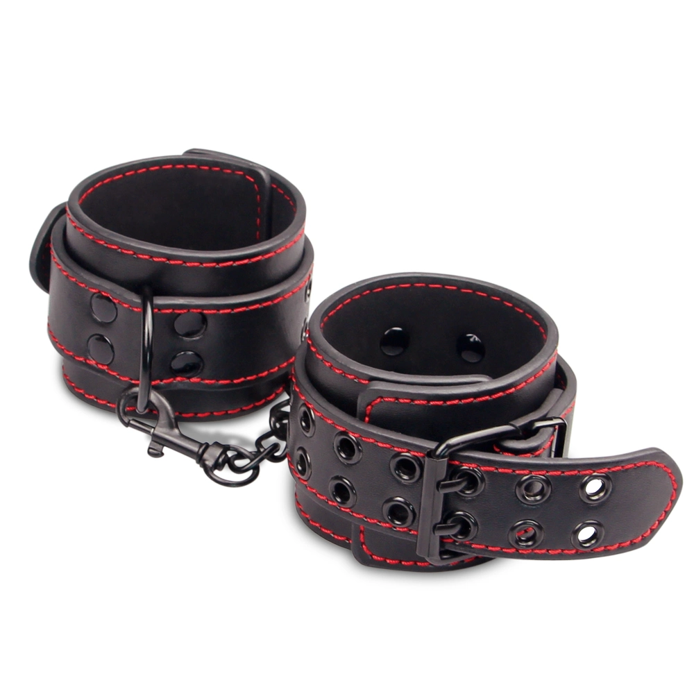 Sm Fetish Pleasure Wrist Ankle Bound Sex Adult Bondage Bdsm Series - Handcuffs Footcuffs Sm with Discipline Supplies Bdsm Sex Toy Restraint Slave Game