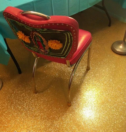 Holographic Glitter Epoxy Floor Coating for 200 Sq FT