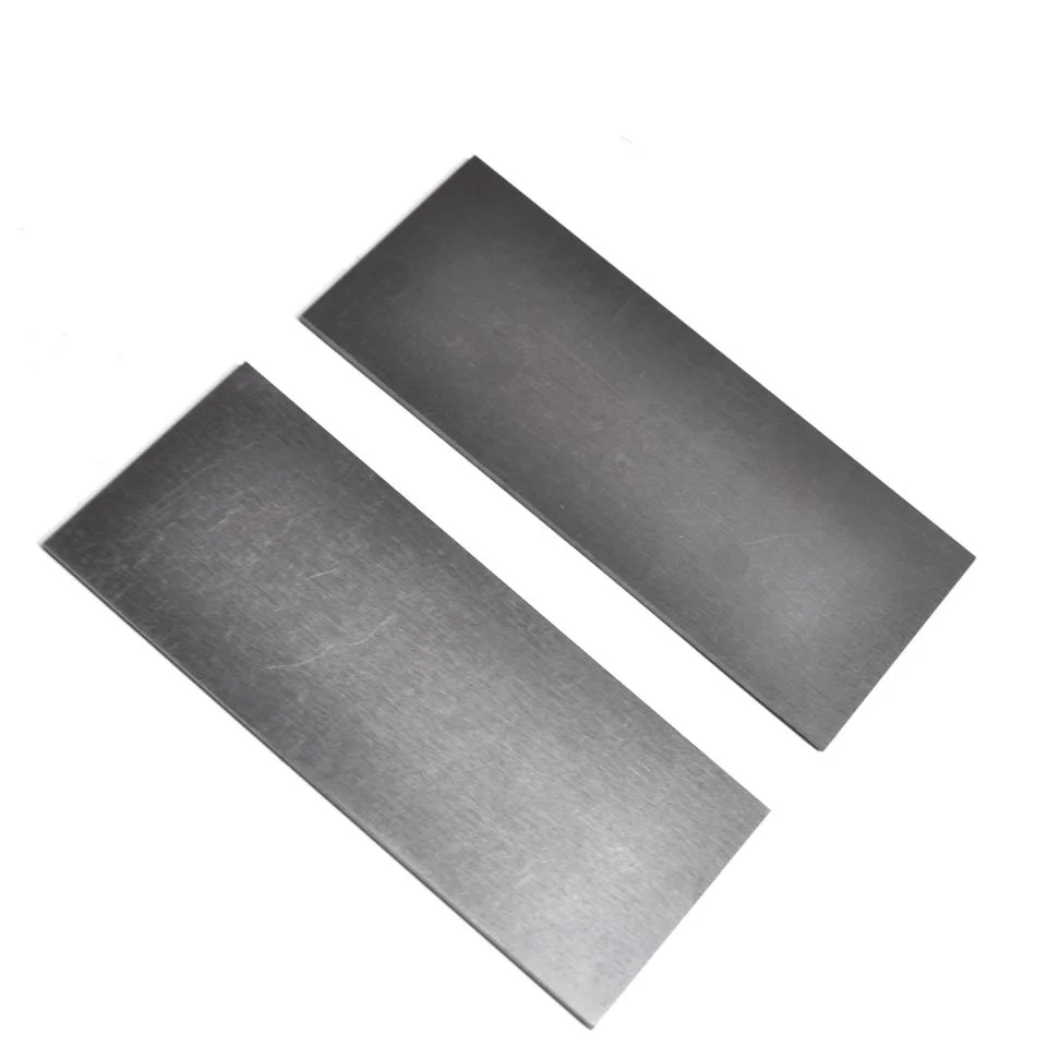 Placa de grafite de carbono isoestático de pureza elevada e baixo teor de cinza, 1 mm
