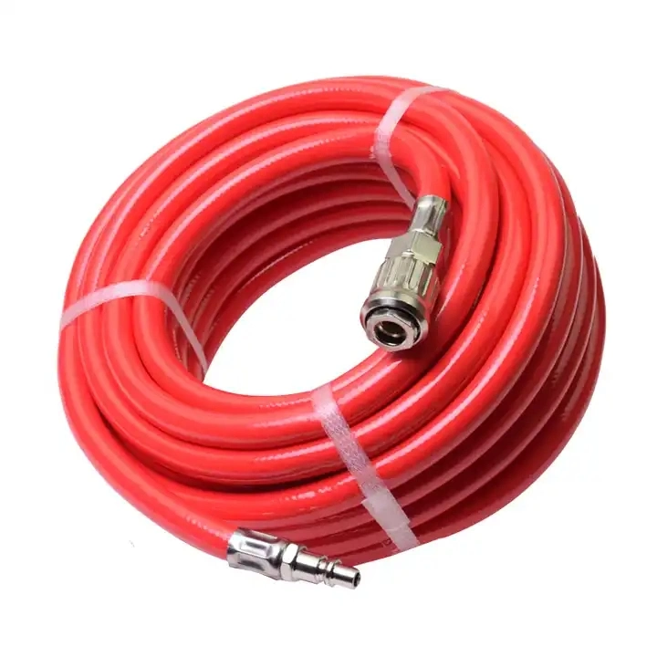 Flexible High Pressure PVC Air Hose with Fittings Pneumatic Tools