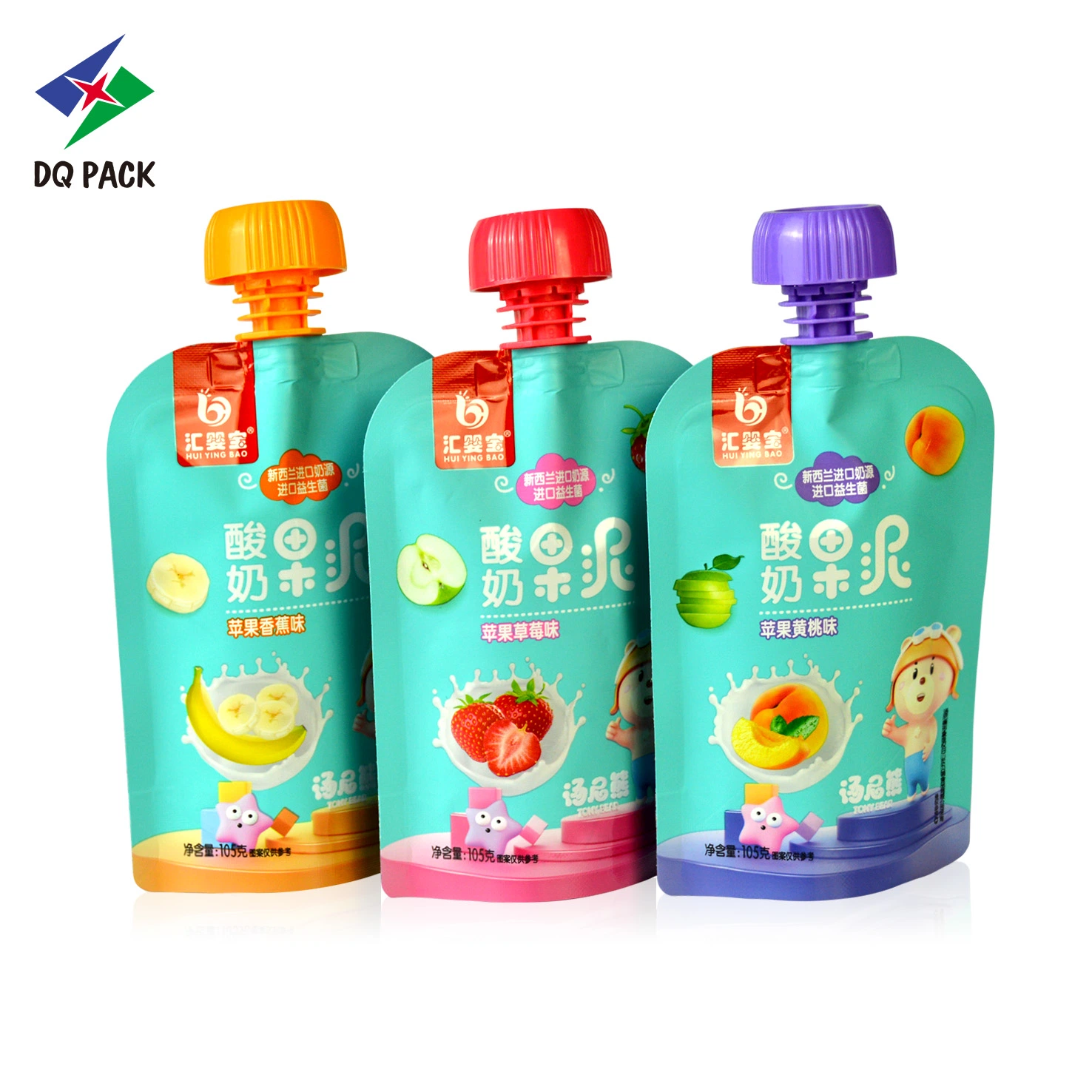 Customized Design 80 Ml Mango Flavor Fruit Shape Injection Pouch Bag Food Packaging Bag