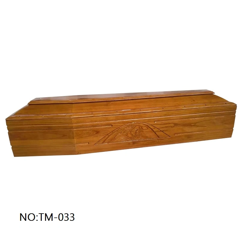 High quality/High cost performance  Factory Price Paulownia Funeral Wooden Coffin Solid Wood Caskets