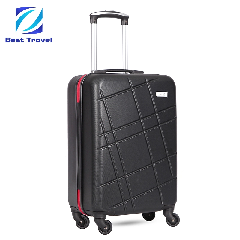 Fashion Leisure Promotional Travelling ABS PC Hard Shell Lightweight Cabin Hand Carry Trolley Travel Luggage Bag