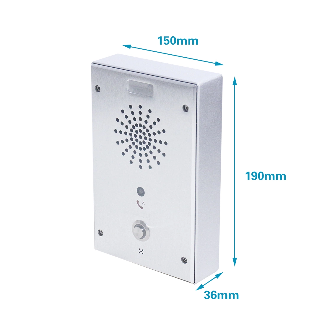 Professional SIP PA System Outdoor Intercom Alarm Terminal with Audio and Video SIP-Tlo1 V