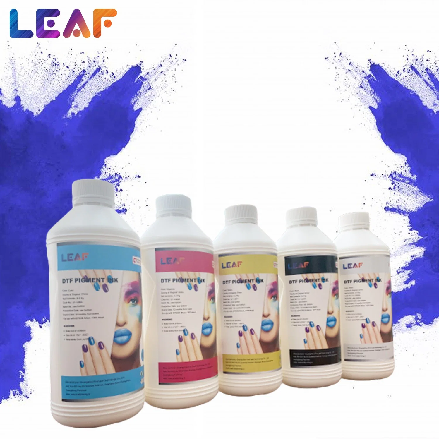 Leaf Hot Sale DTF Ink Colorful Paint Ink Special Heat Transfer Ink for Digital Printing Of Clothing